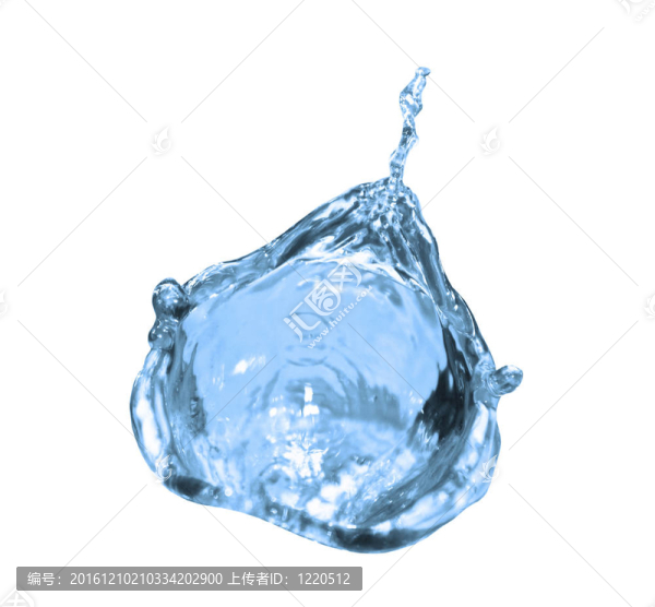 藍(lán)色的水