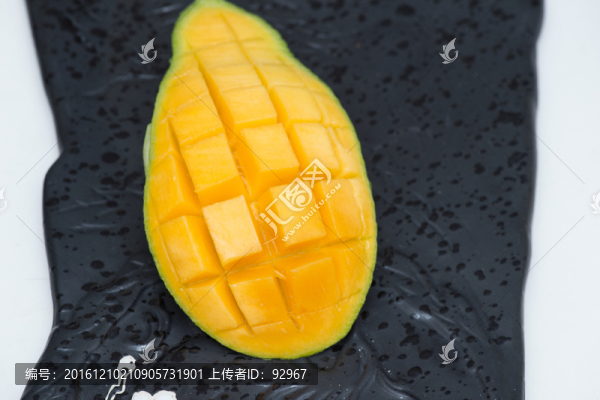青芒果切塊