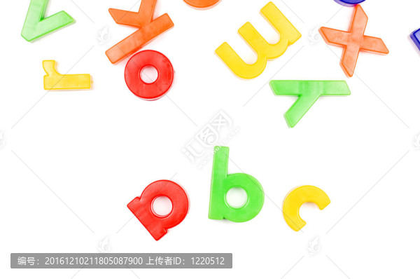 白色塑料英語字母