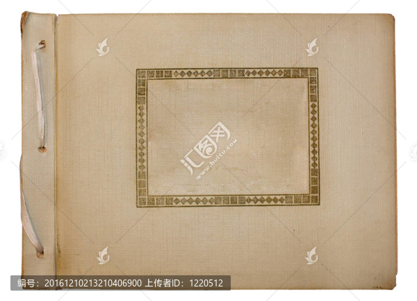 復(fù)古相冊照片上白色隔離背景