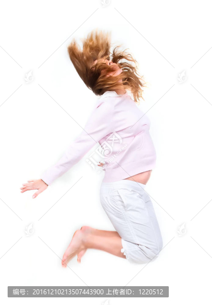 年輕孕婦玩得開心