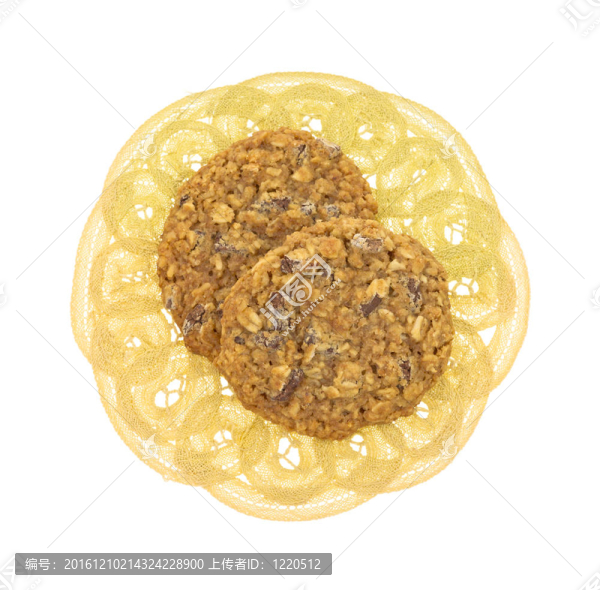 巧克力和燕麥燕麥餅干
