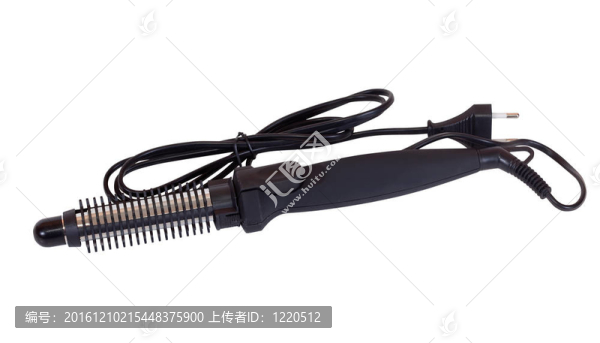 卷發(fā)器。用裁剪路徑隔離過白色