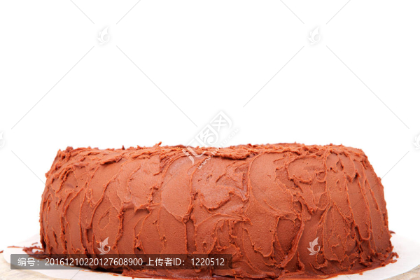 美味的巧克力蛋糕特寫