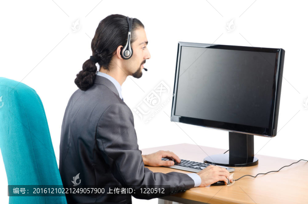 呼叫中心工作人員