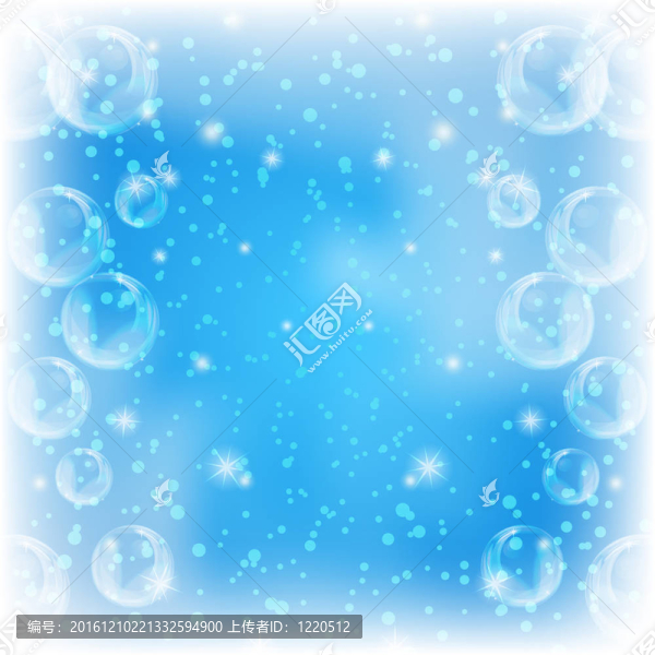背景；藍(lán)色氣泡