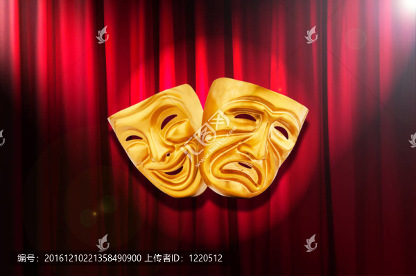帶面具的戲劇表演概念