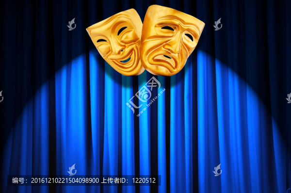 帶面具的戲劇表演概念