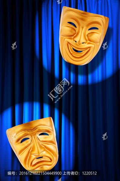 帶面具的戲劇表演概念