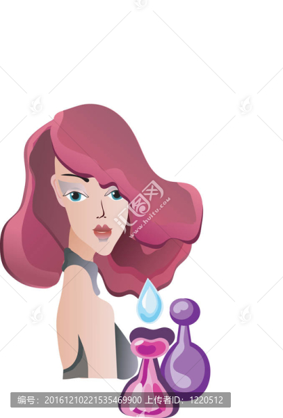 一個女孩香水的圖