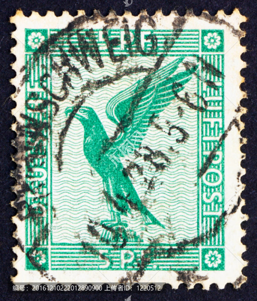 德國(guó)郵票1924德國(guó)鷹