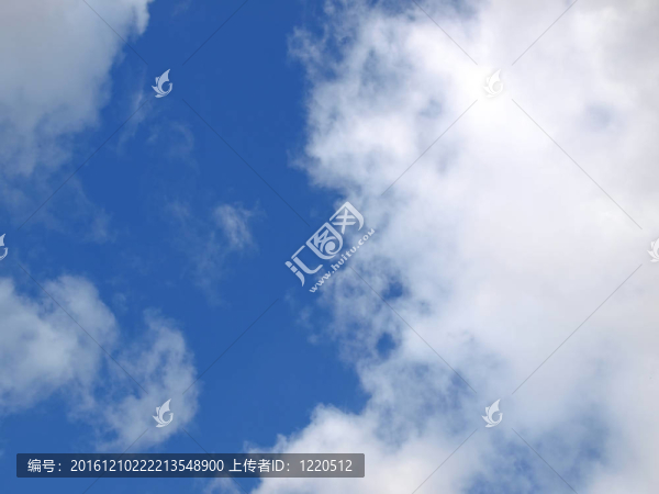 藍色的天空