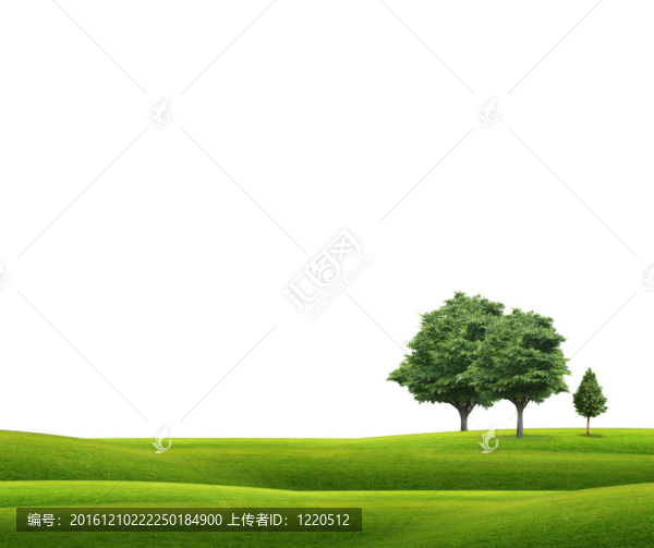 綠草和樹(shù)的田野