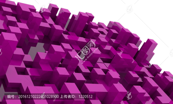 抽象背景立方體