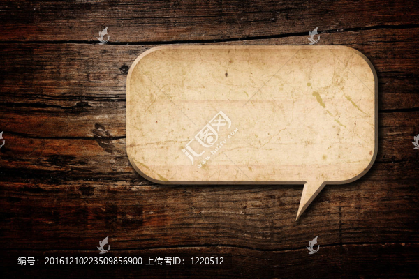 空白循環(huán)紙語音氣泡