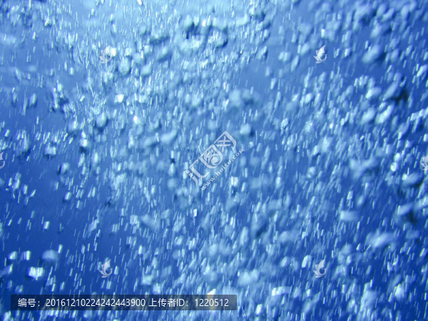 水肺潛水員的氧氣泡