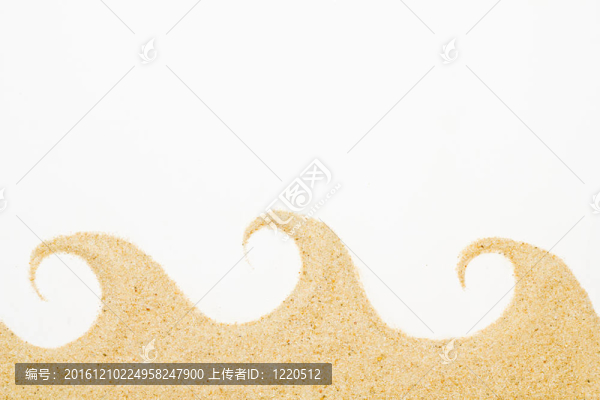 砂分離。海灘上的沙子。