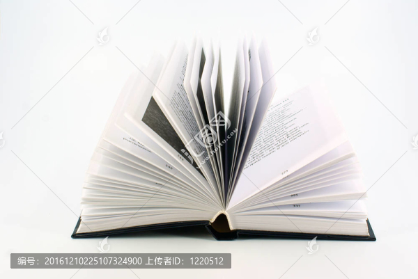 打開的書