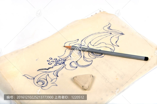紙上鉛筆畫