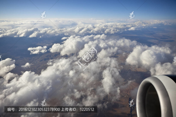新墨西哥春季沙漠航空