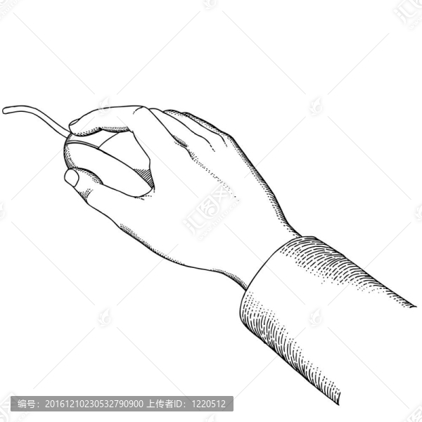 用鼠標(biāo)手