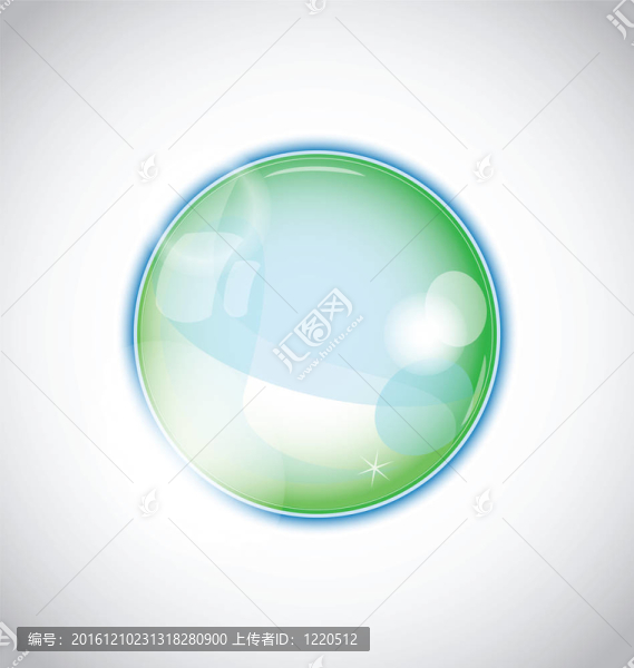 珍珠泡（球）白色背景