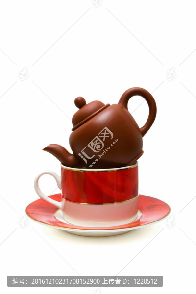 咖啡杯和茶壺