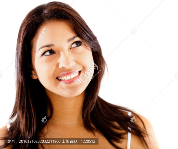 善解人意的女人微笑