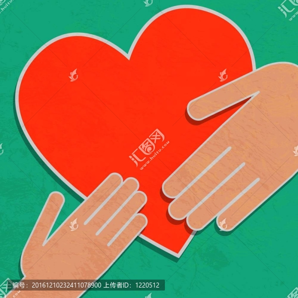 手執(zhí)心。慈善