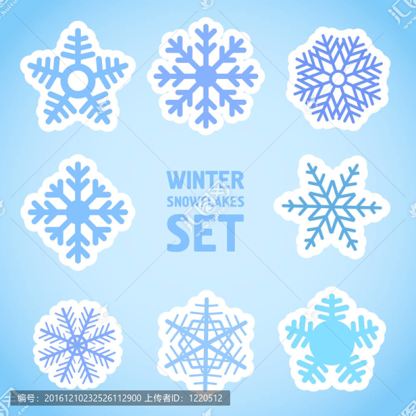 冬季雪花集