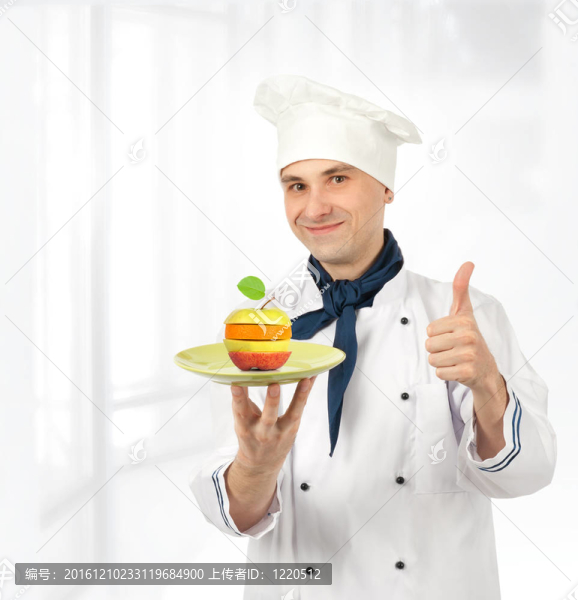 什錦水果男廚師