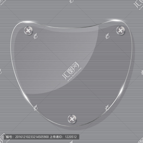 現(xiàn)實(shí)玻璃框架。插畫。