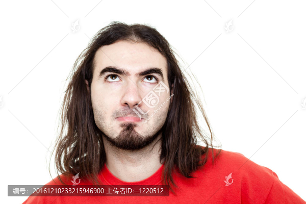 思考的人抬頭