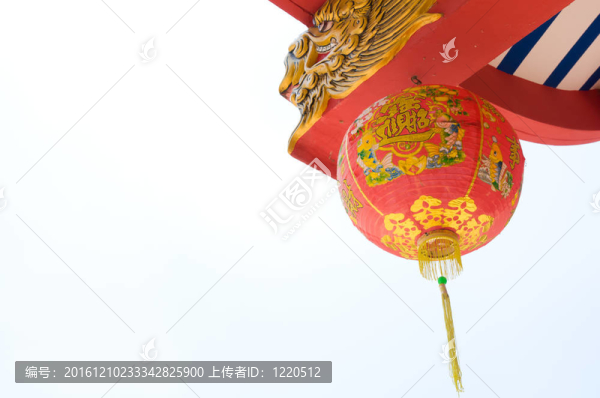 紅燈籠中國天空
