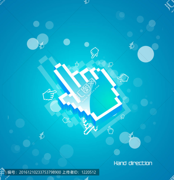 高科技指針背景