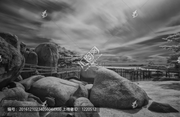 海洋天堂和平的海景