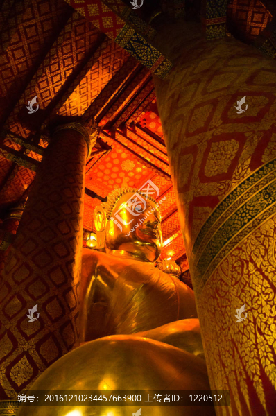 一個如來佛祖雕像的肖像；Thaila