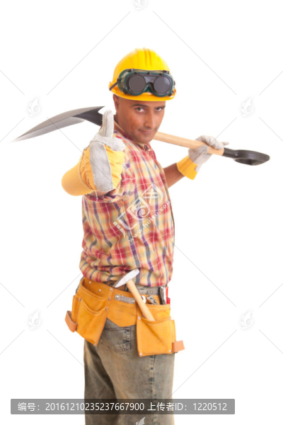 快樂的建筑工人