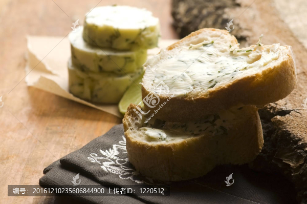 香草黃油和石灰