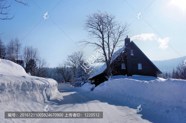 在Erzgebirge房子