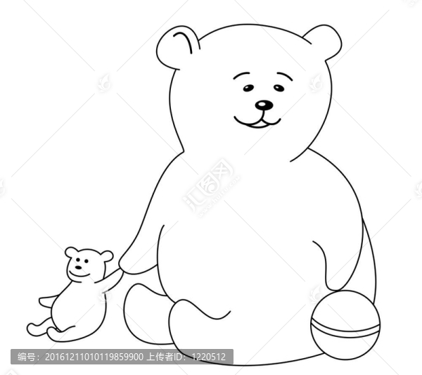 玩具熊玩具熊；輪廓