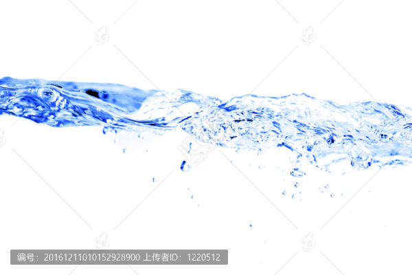 白水飛濺