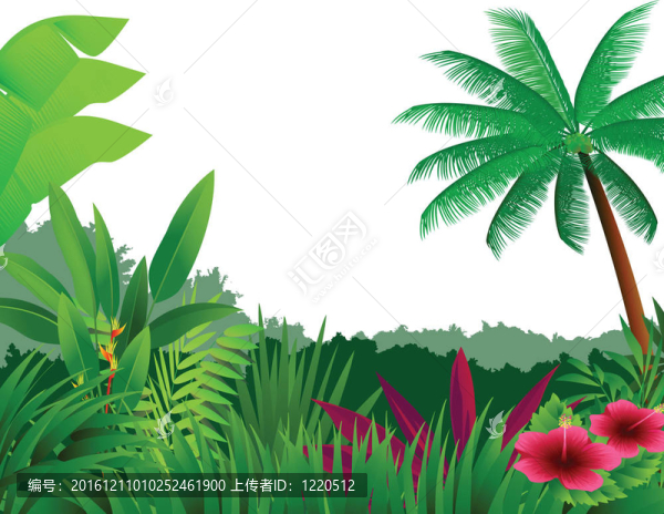 美麗的森林背景
