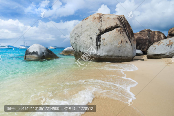 沐浴在Virgin,Gorda