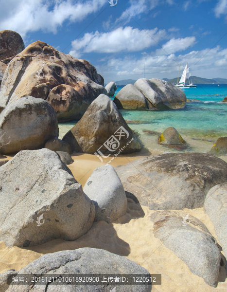 沐浴在Virgin,Gorda