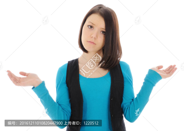 傷心女孩。