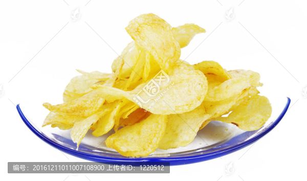 一盤土豆片