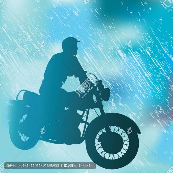 騎摩托車的背景