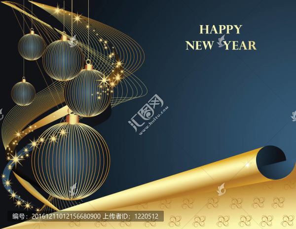 新年快樂背景