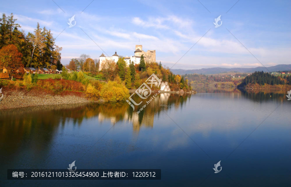 在Niedzica城堡。波蘭